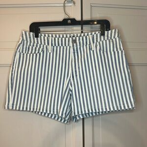 Universal Thread Striped Denim Shorts